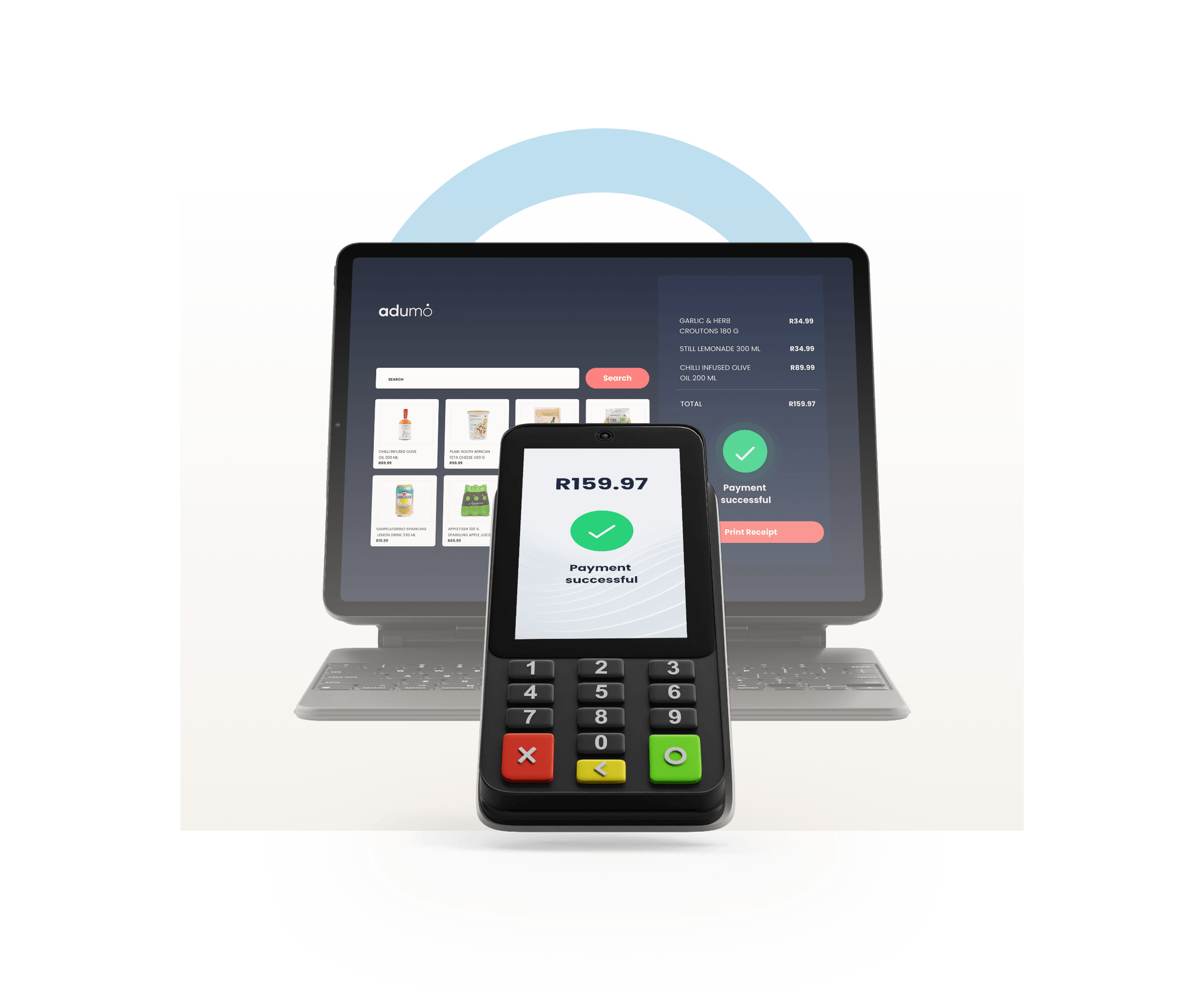 adumo Connect POS integrated card machine